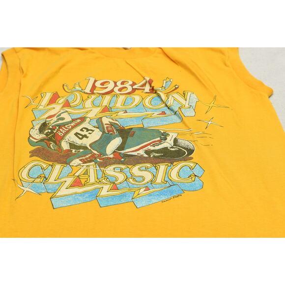Vintage 1984 Loudon Classic Motorcycle Racing T-Shirt Regular Size L - Picture 8 of 8